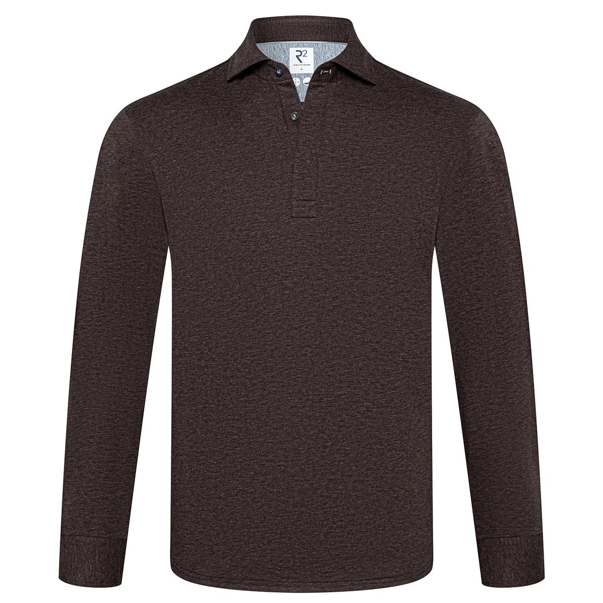 R2 Amsterdam Polo 134.SHIRTPOLO.003 Bruin 1