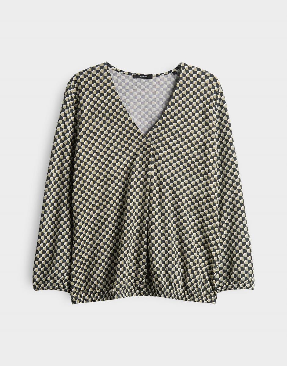 OPUS T-Shirt 10320113432376 Groen 2