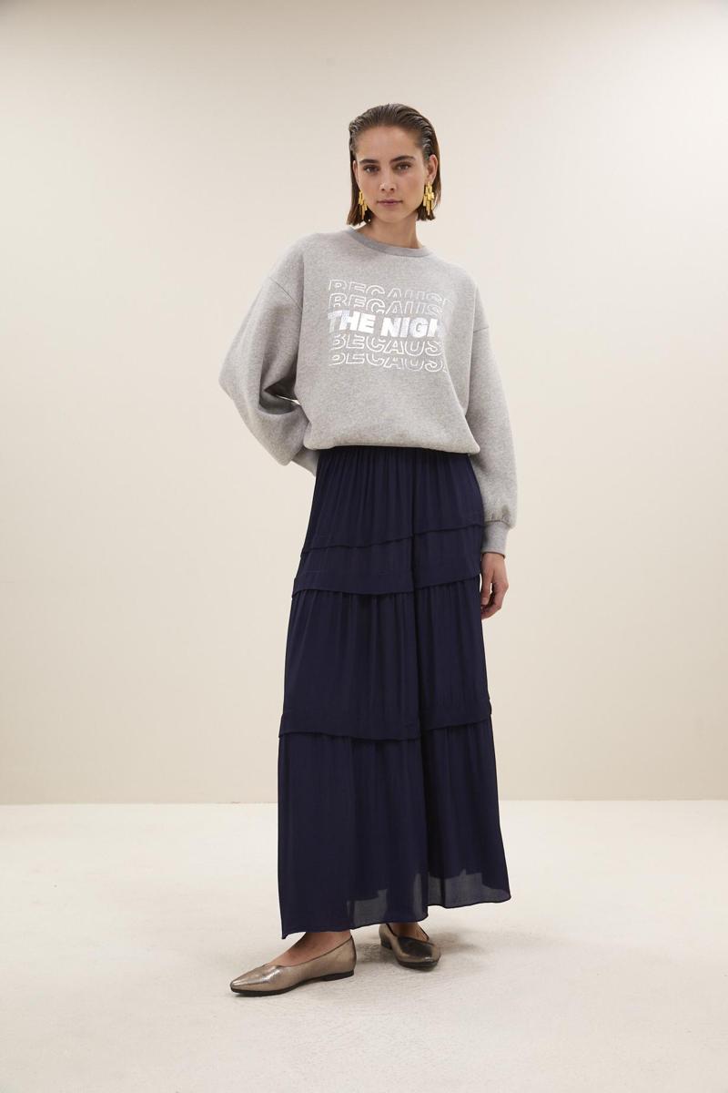 By-Bar Sweater Bibi Nights Sweat Grijs 2