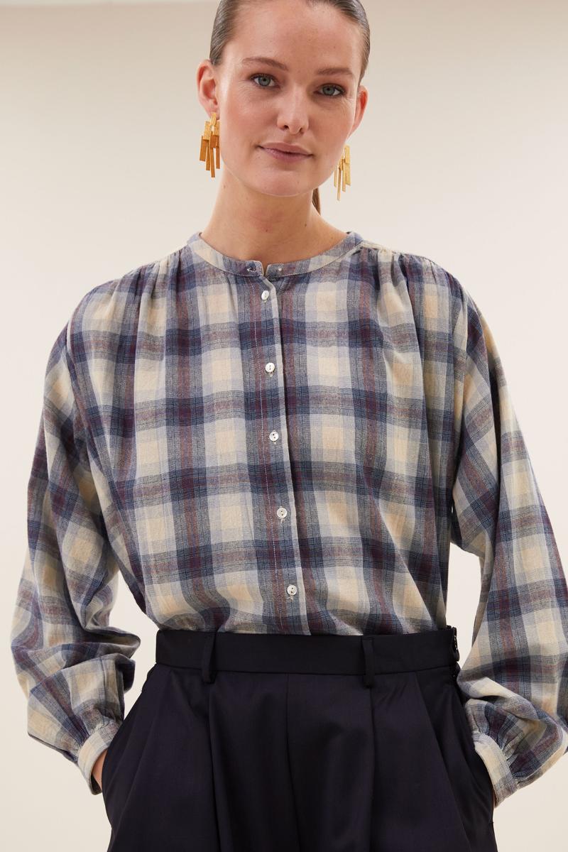 By-Bar Blouse 26412021 Blauw 3