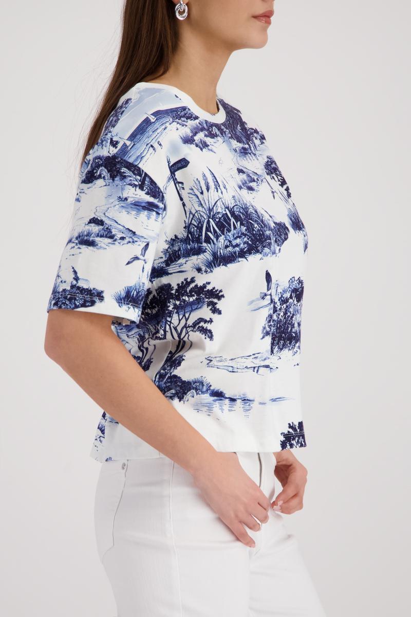 Monari T-Shirt 410636 Blauw 4