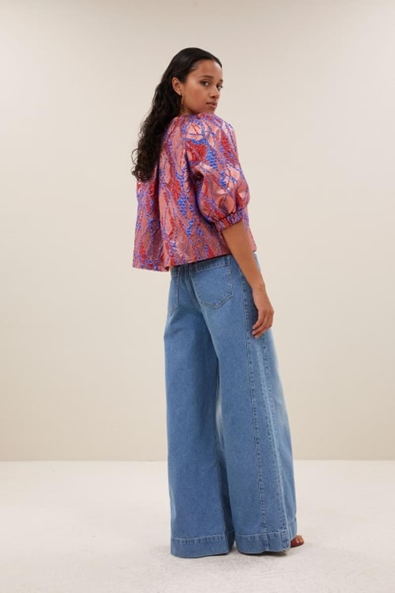 By-Bar Blouse Mauri Roze 5