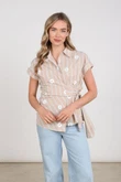 NUKUS Blouse Aneta Beige 1
