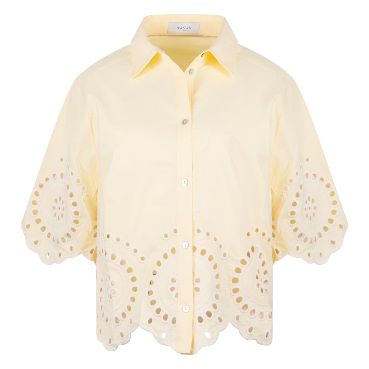 NUKUS Blouse NKS02209 Geel  1