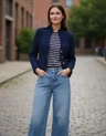 B-Three Blazer Jasmyn Blauw 1