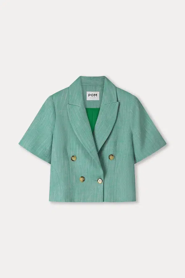 POM Amsterdam Blazer SP9572 Groen 1