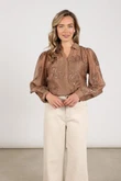 NUKUS Blouse NKF02156 Taupe 6