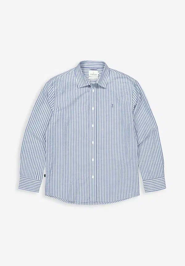 Butcher of Blue Overhemd M2614009 Blauw 1