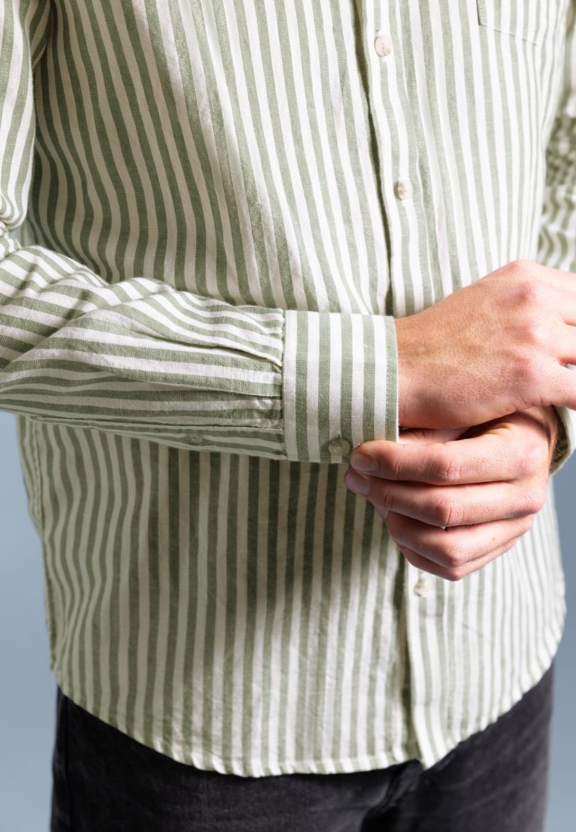 BlueFields Overhemd 21236040 Groen 5