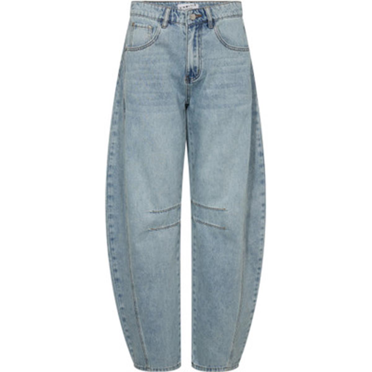 Haute L'Amitié Jeans Drew Barrel Blauw 1