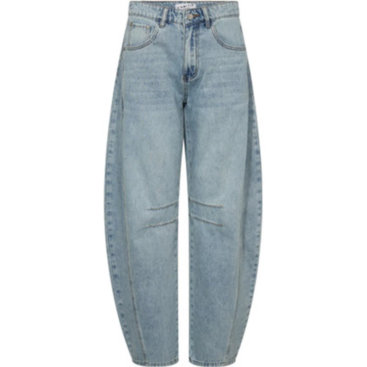 Haute L'Amitié Jeans Drew Barrel Blauw 1