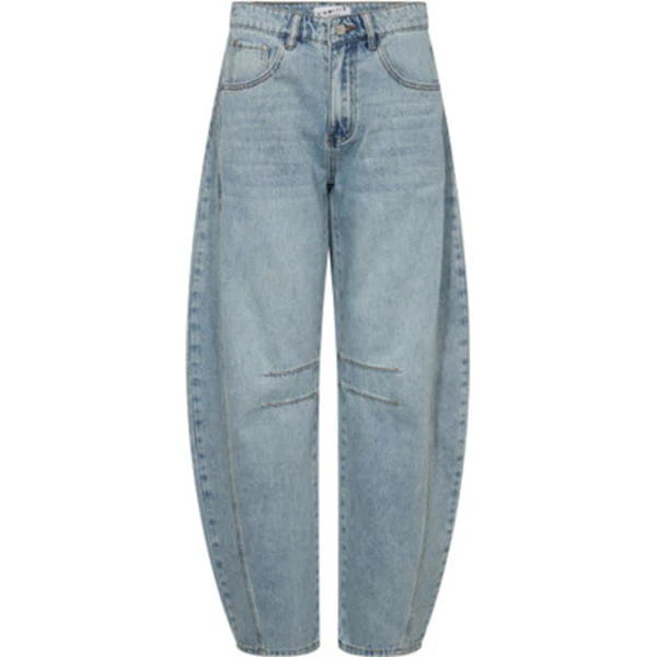 Haute L'Amitié Jeans Drew Barrel Blauw 1