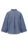 Label DOT Blouse Amber Blauw 4