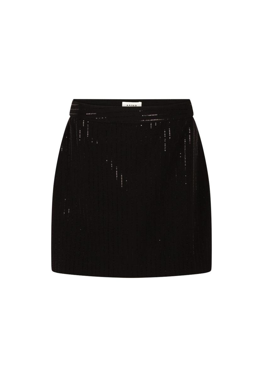 Aaiko Rok NASMA STRIPES VIS Zwart 1
