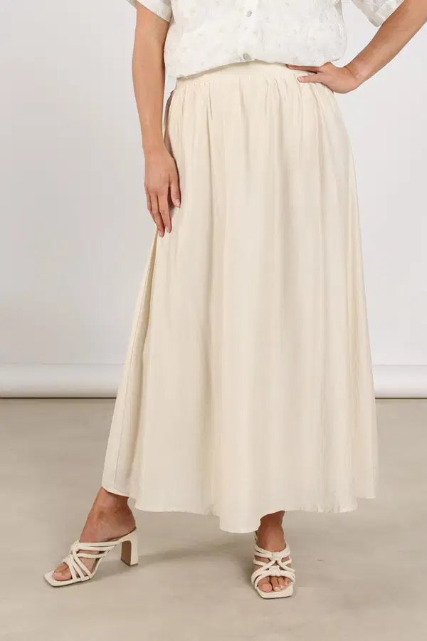 NUKUS Rok Floortje Beige 1