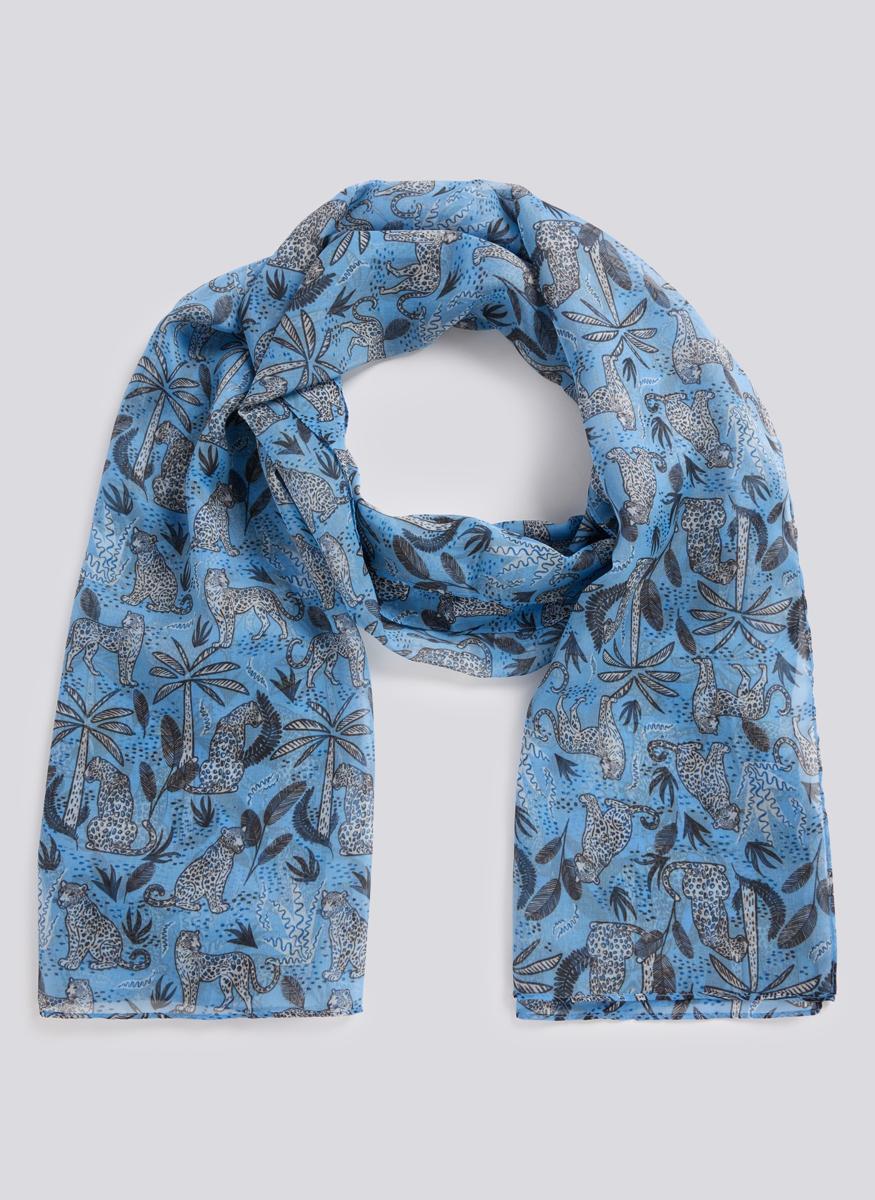 Rabe Sjaal 56-118940 Blauw 1
