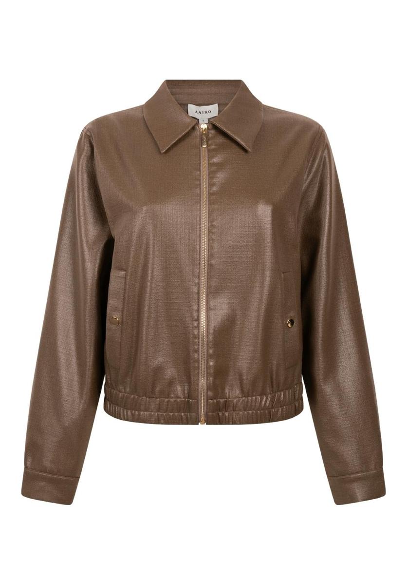 Aaiko Blazer RAVI COATED VIS 5 Groen 1