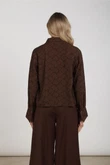 NUKUS Blouse NKF02123 Bruin 3