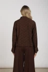 NUKUS Blouse NKF02123 Bruin 3