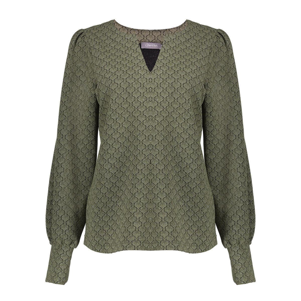 Geisha Blouse 52530-20 Groen 3