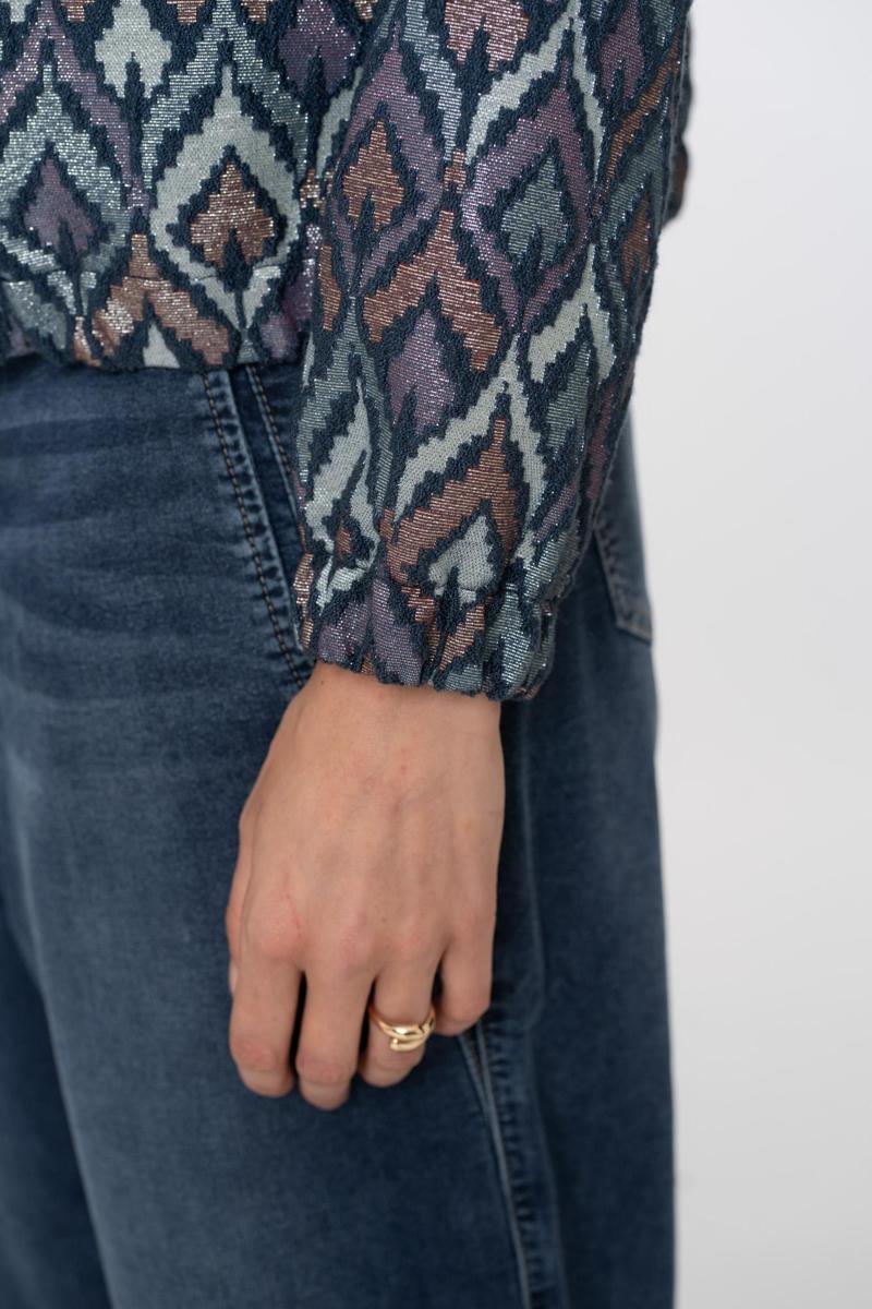 Geisha Blazer 55710-20 Blauw 4