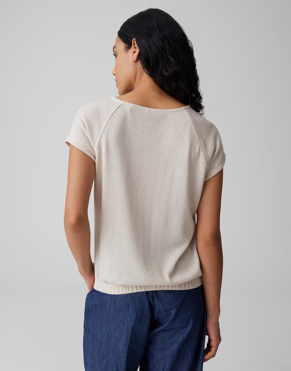 OPUS T-Shirt Svalla Beige 3