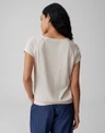 OPUS T-Shirt Svalla Beige 3