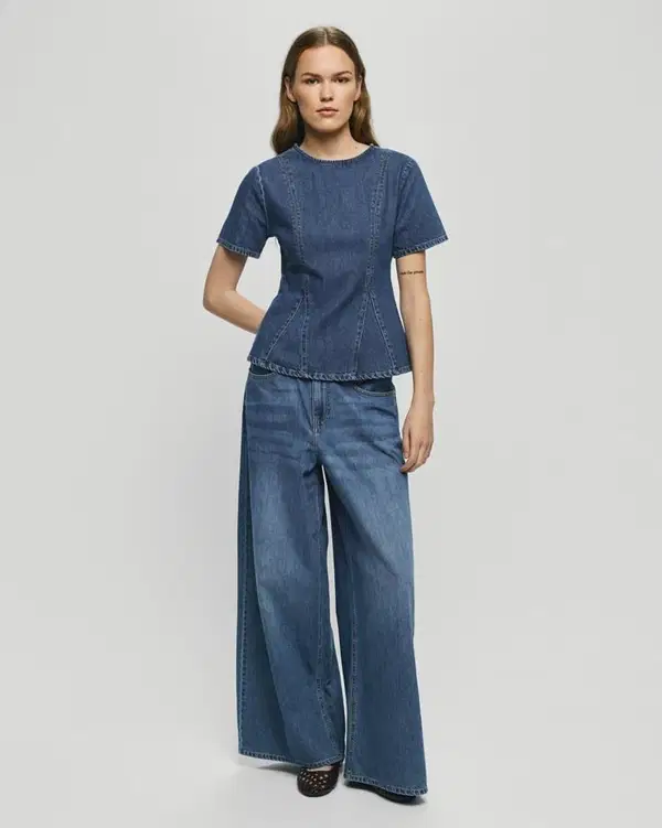Msch Copenhagen  Jeans Turig Blauw 1