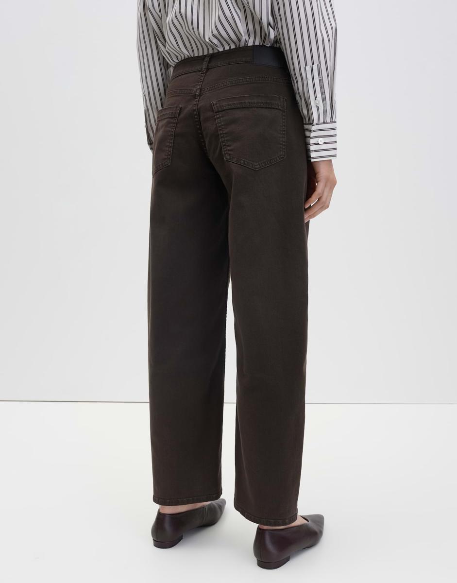 SOMEDAY Jeans Cellma Long Barrel Bruin 3