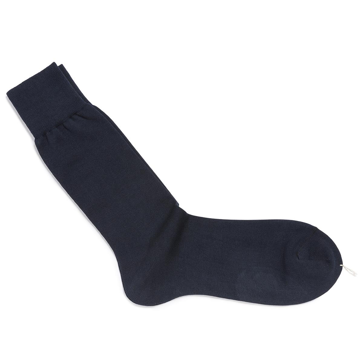 Carlo Lanza Sokken 100 Classico Blauw 4