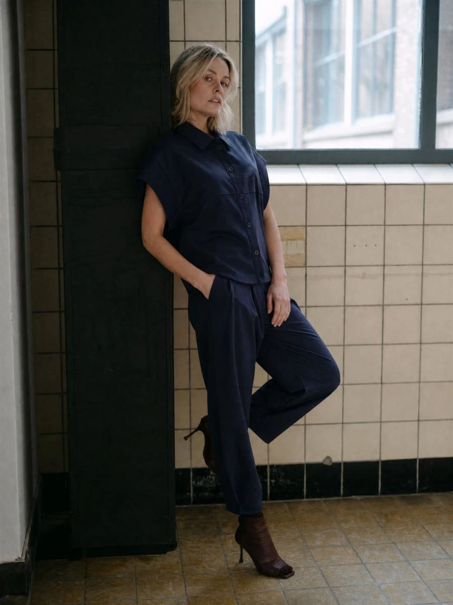 Aimée the Label Blouse Indonesia Blauw 3