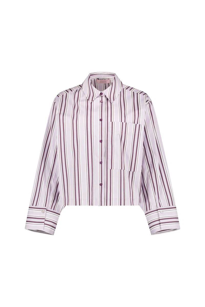 Studio Anneloes Blouse Erina Stripe Paars 2