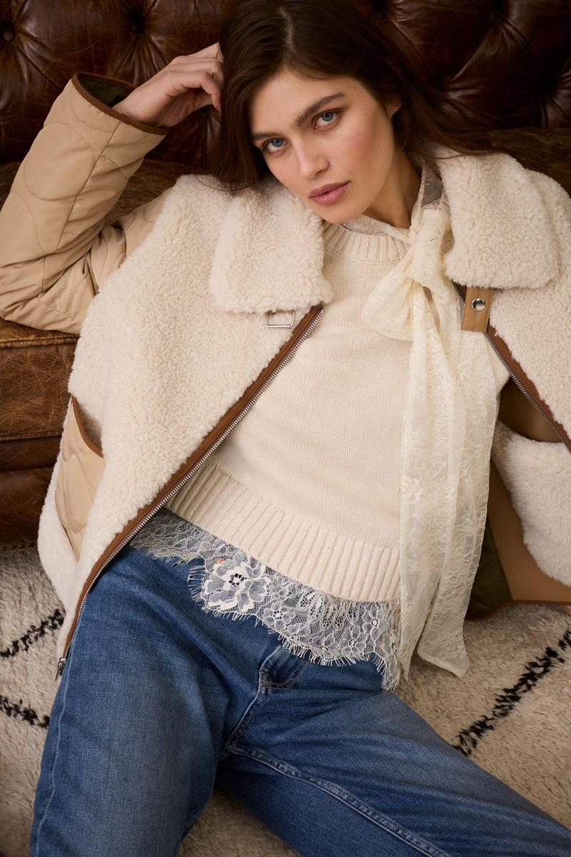 Oui Blouse 0095006 Off-White 6