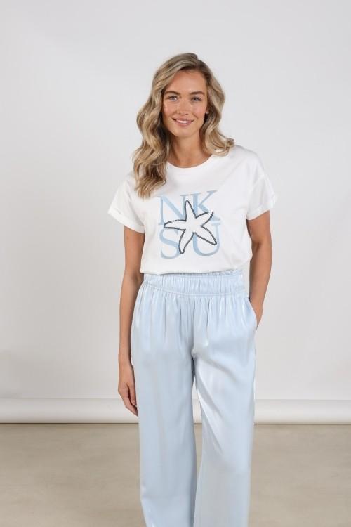 NUKUS T-Shirt Claire Off-White 1