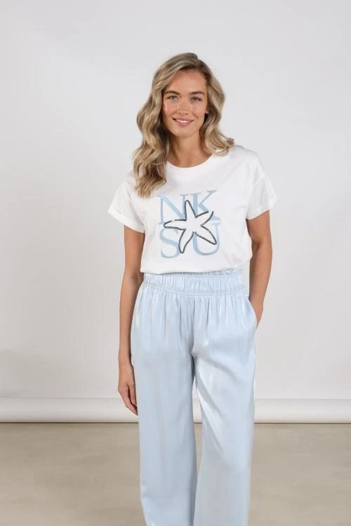 NUKUS T-Shirt Claire Off-White 1