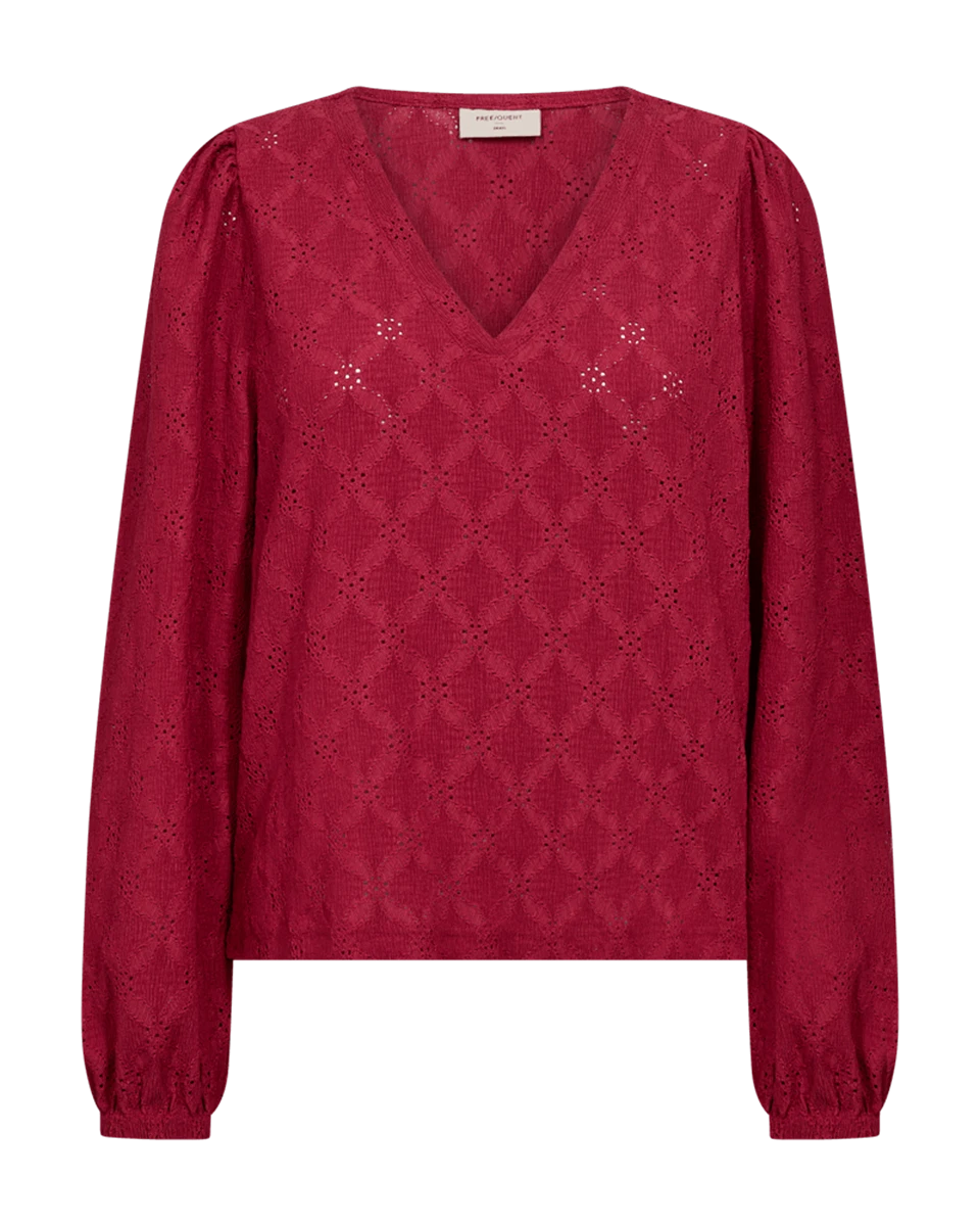 Freequent Blouse Skiona Rood 1