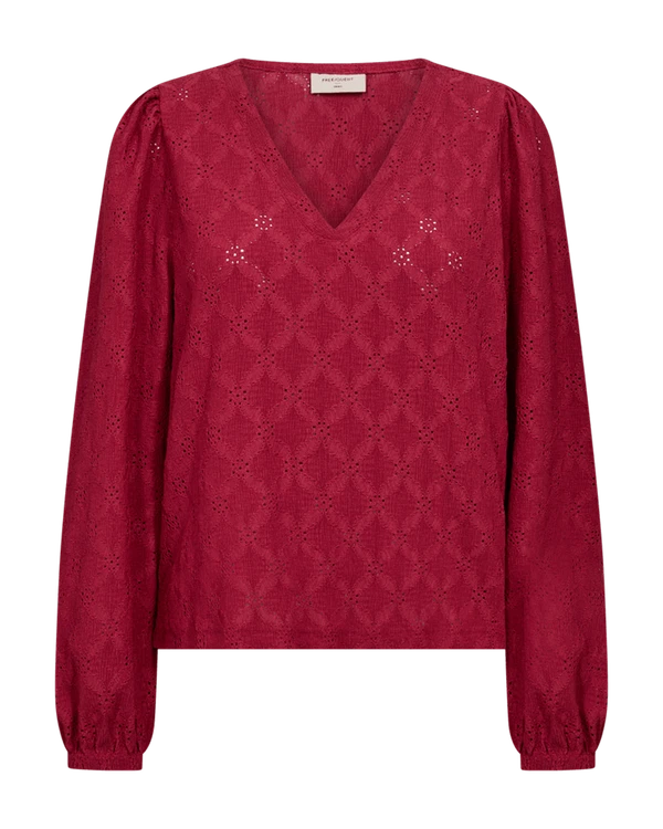 Freequent Blouse Skiona Rood 1