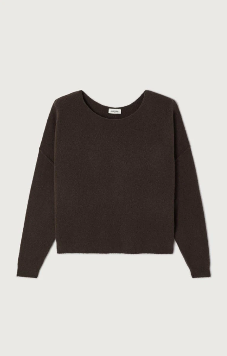 American Vintage Trui Damsville Bruin 1