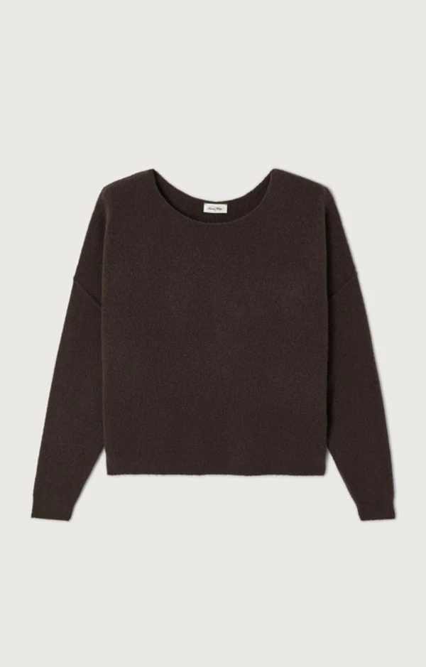 American Vintage Trui Damsville Bruin 1