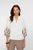 Geisha Blouse 63434-26 Off-White 1