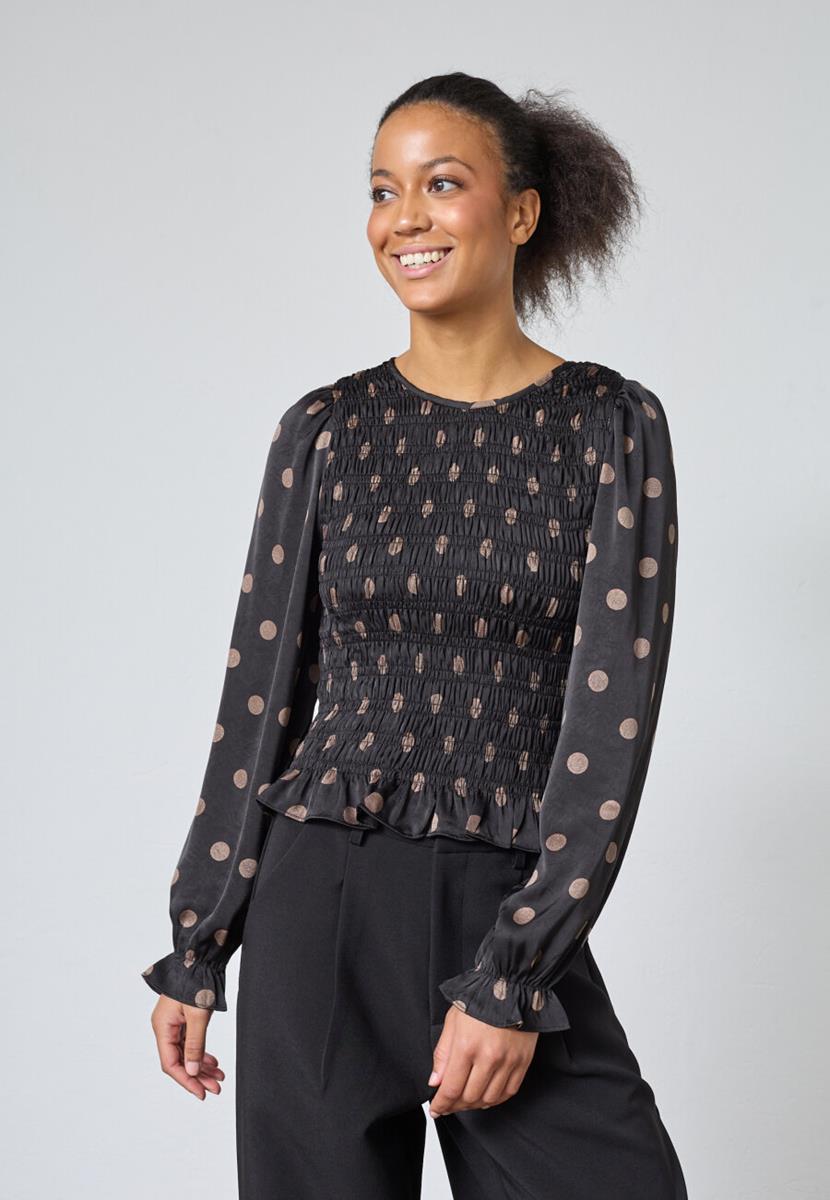 Sisters Point Blouse Nix-Ls13 Zwart 1