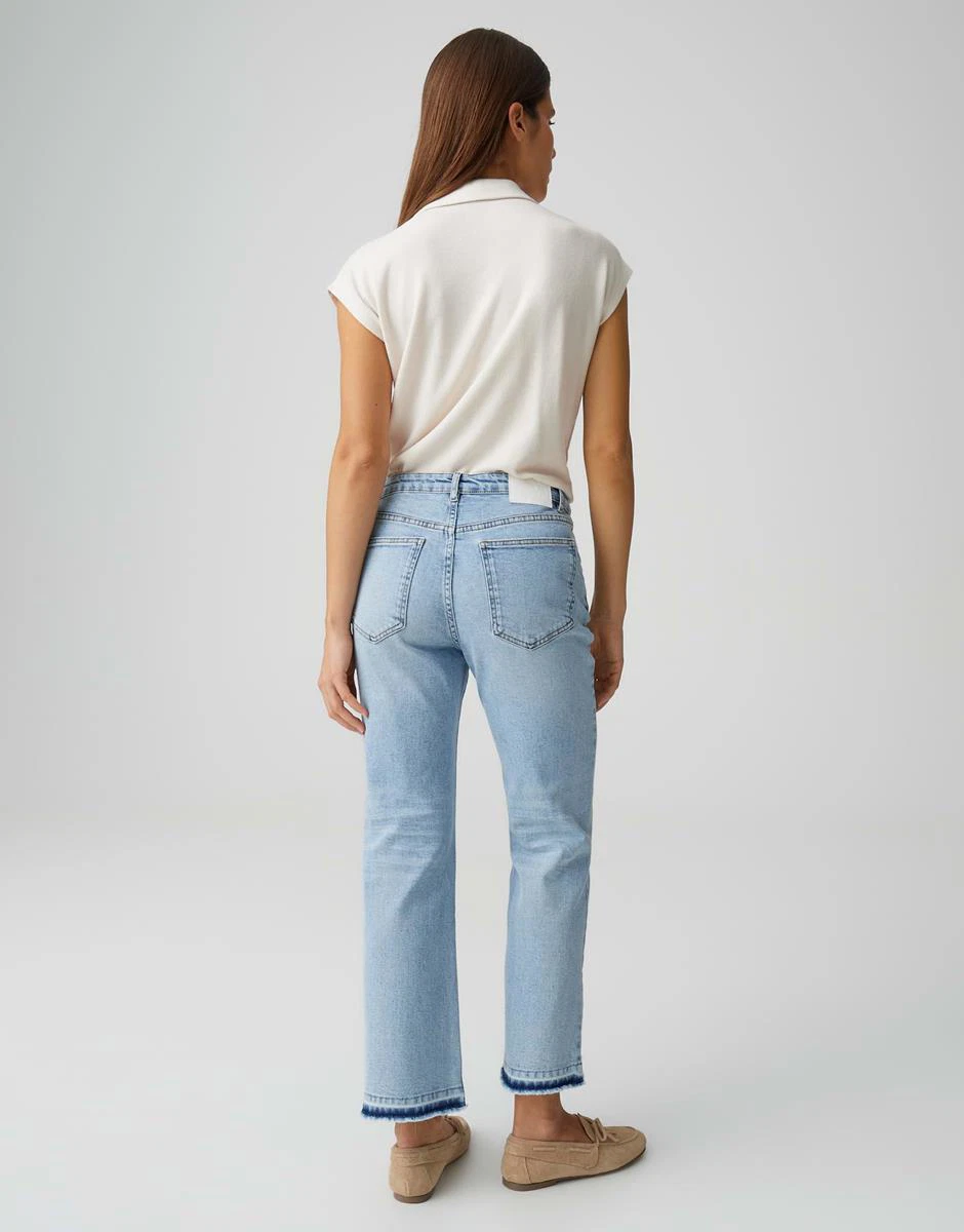 OPUS Jeans Lani Twist Blauw 3