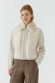 Oui Blazer 0100085 Beige 6