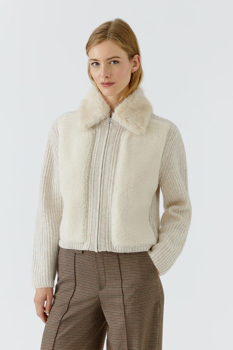 Oui Blazer 0100085 Beige 6