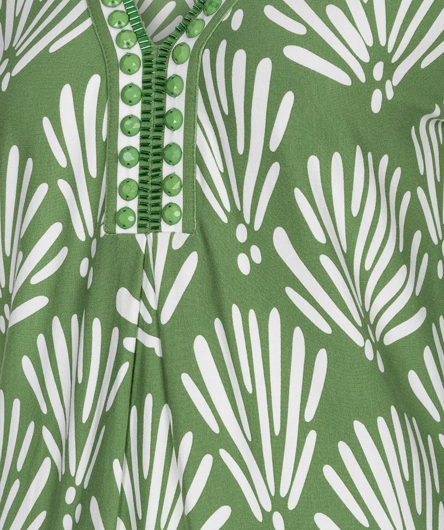 EsQualo Jurk HS26.30227 Groen 3