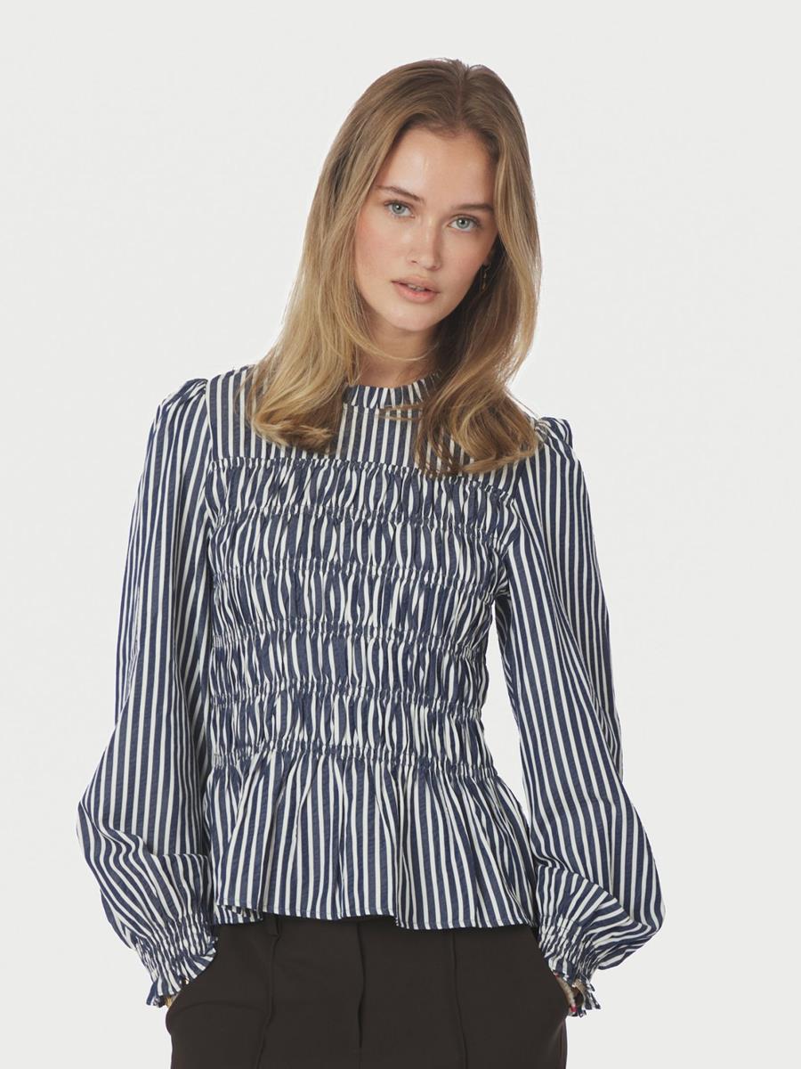 Neo Noir Blouse Possa Blauw 1