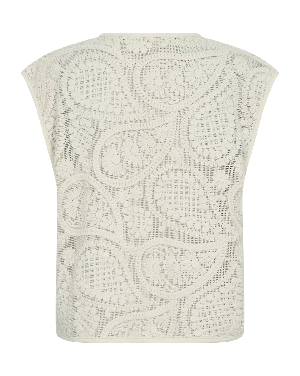 Freequent Gilet Crossy Beige 3