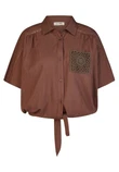 LeComte Blouse 56-624104 Bruin 1