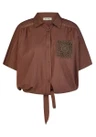 LeComte Blouse 56-624104 Bruin 1