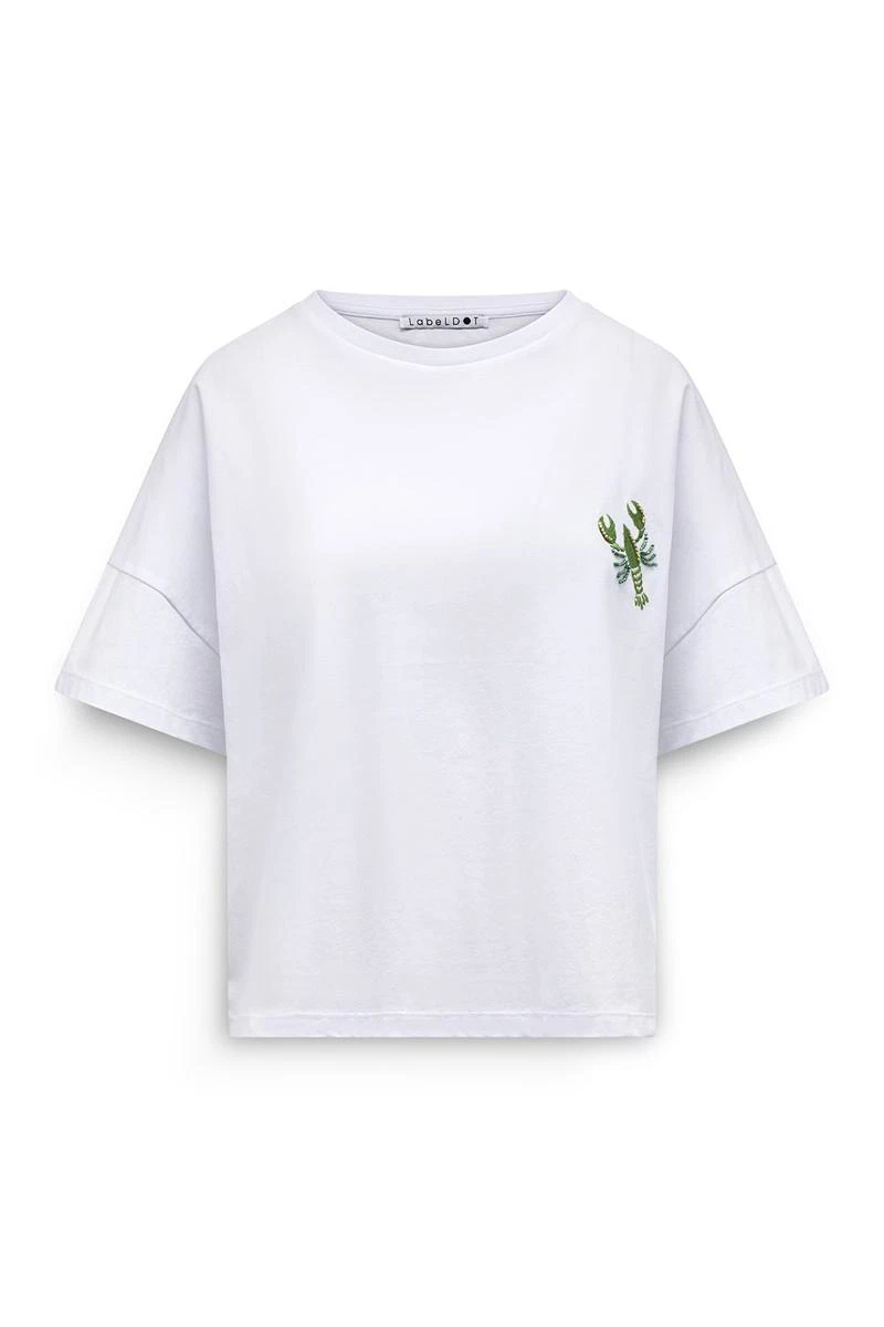 Label DOT T-Shirt 2615017 Wit 2